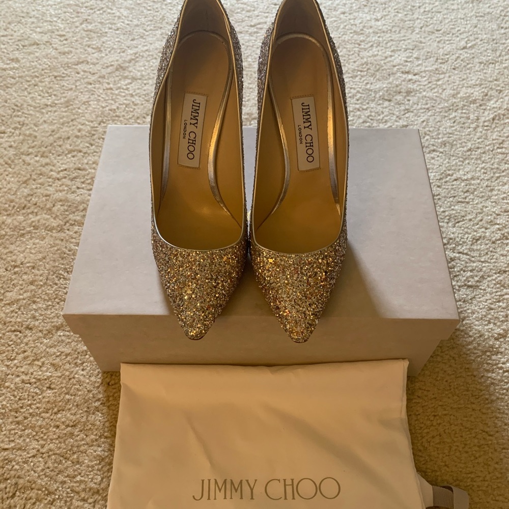 Jimmy Choo Romy 100 in size 38
